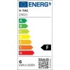 Żarówka LED V-TAC GU10 6W 10st (wąski kąt światła) VT-249 3000K 445lm